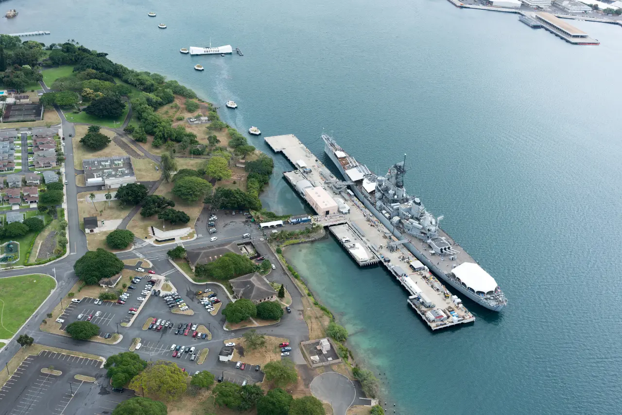 Pearl Harbor Aerial View