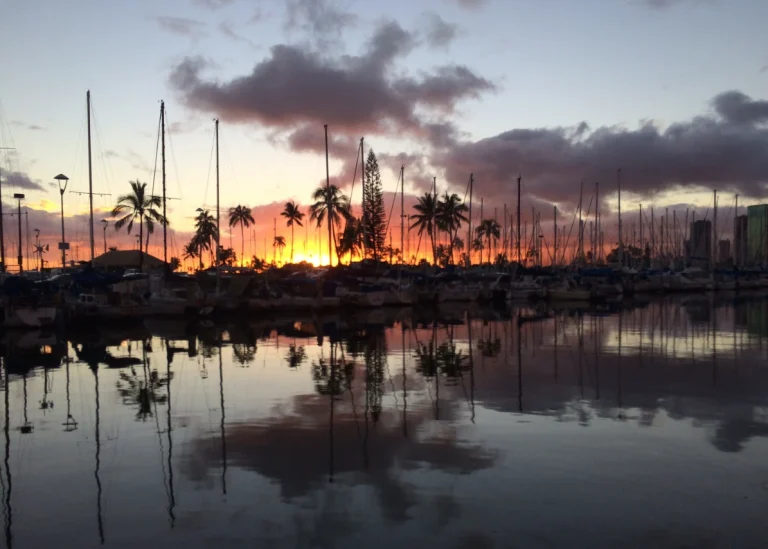 Waikiki Ala Wai Harbor, Honolulu, Hawaii