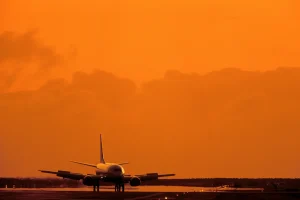 Honolulu Airport at Sunset