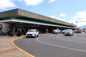 Kahului Airport Terminal Entrance in Maui