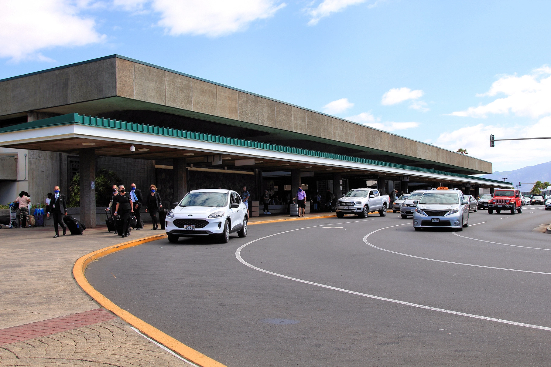 Kahului Airport Terminal Entrance in Maui