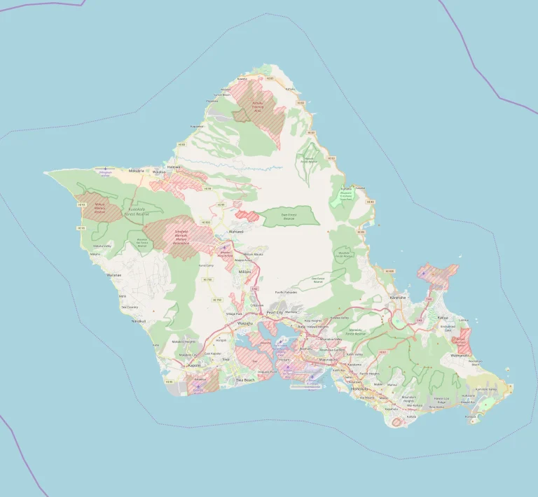 Oahu Map