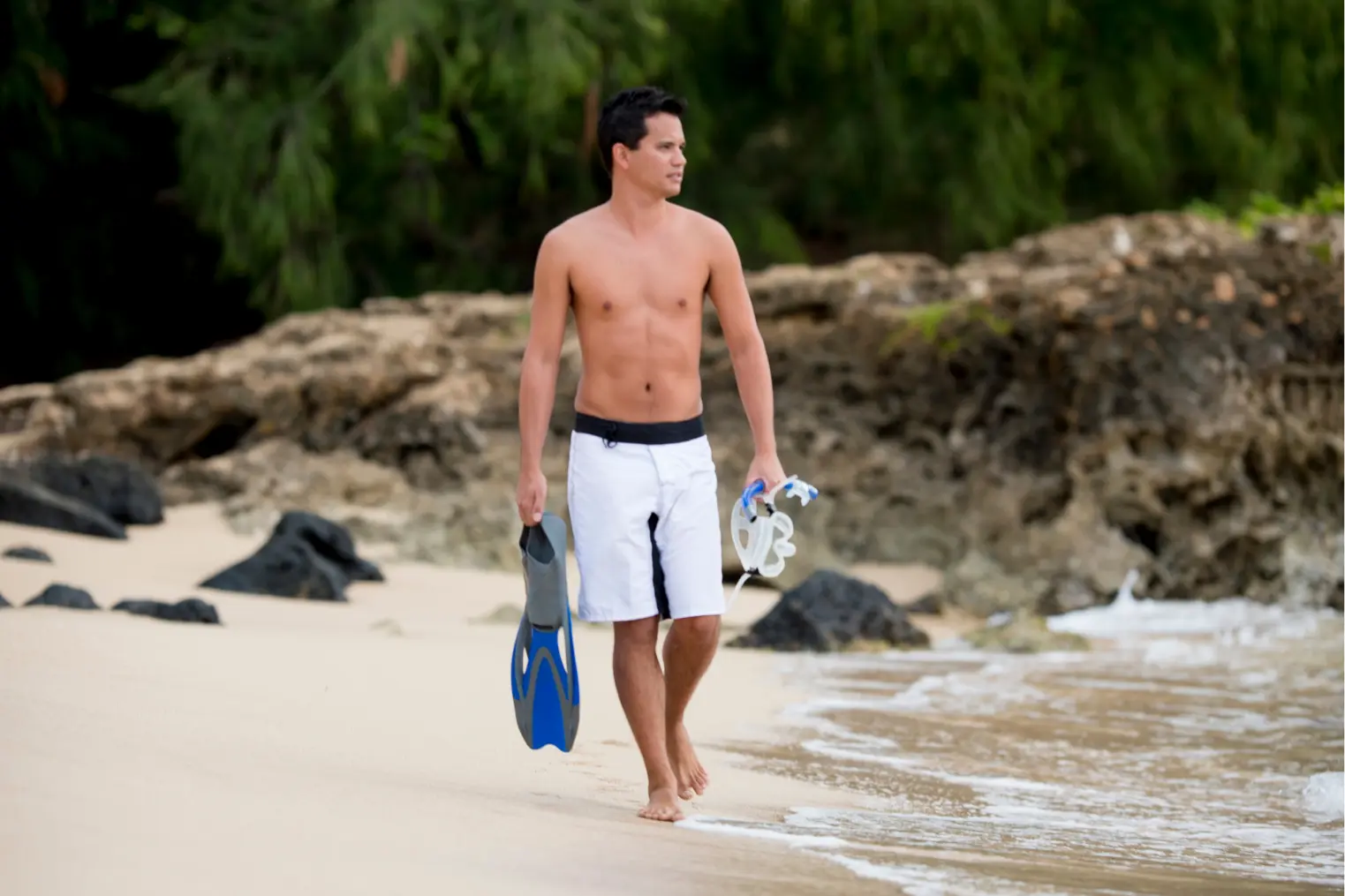 Snorkel Gear on the Beach