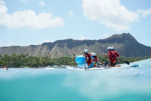 View of Diamond Head from the Ocean