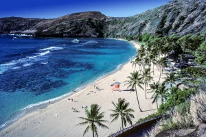 View of Hanauma Bay Beach