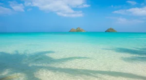 View of Water at Lanikai Beach