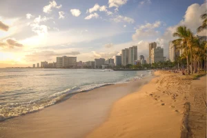 Waikiki Beach at Sunset