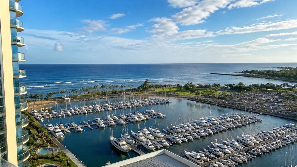 all rooms face waterviews