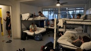 lively beachfront shared dorms