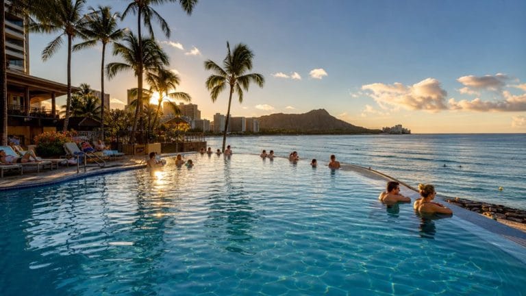 sheraton waikiki infinity pool views