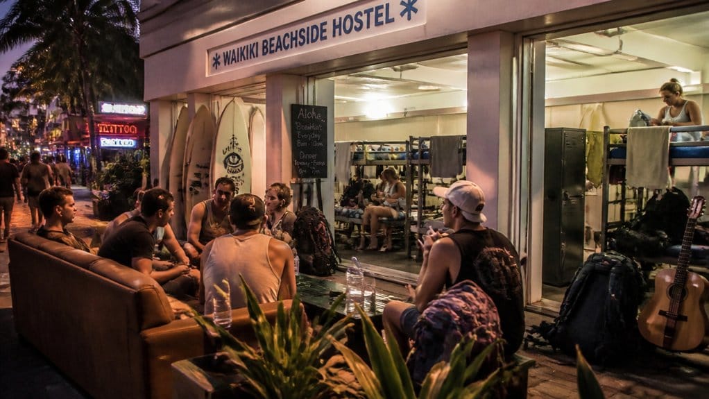 social lively beachside budget stay
