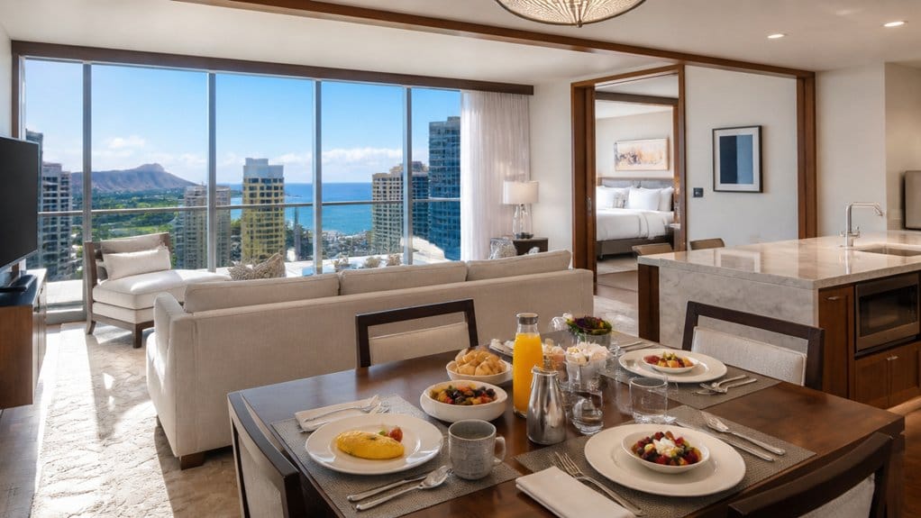 spacious residential suite style comfort