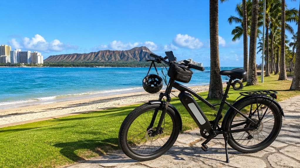 500 watt e bike with helmet lock
