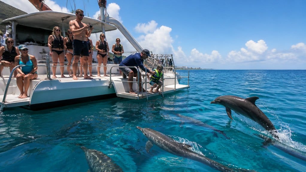 accessible dolphin swim tour
