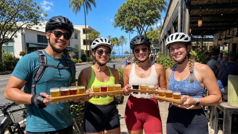 active craft beer bike tour