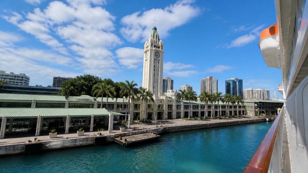 aloha tower minutes away