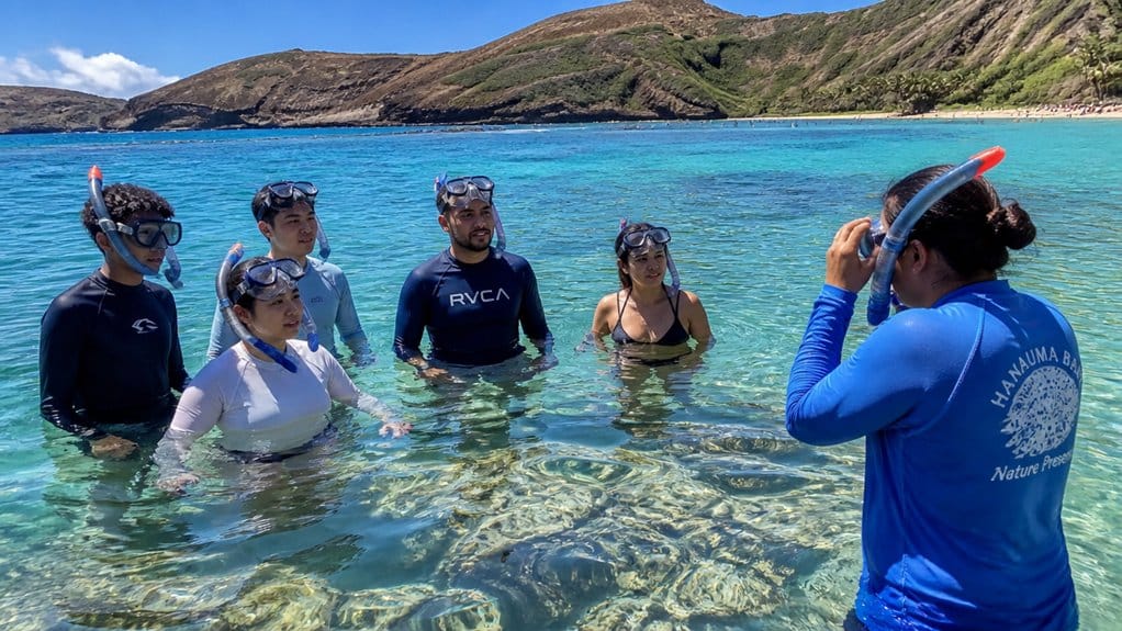 beginner friendly guided snorkel lesson