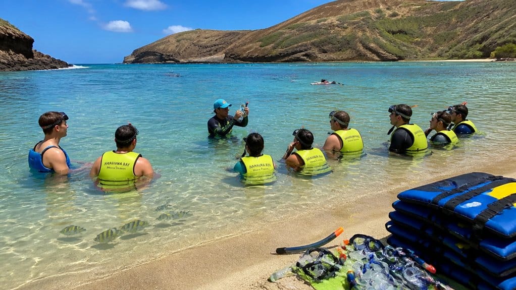 beginner friendly hanauma bay snorkel lessons
