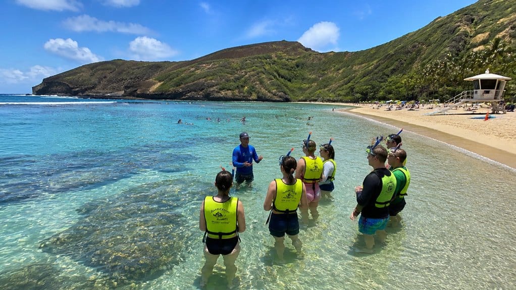 beginner friendly supervised shallow snorkeling