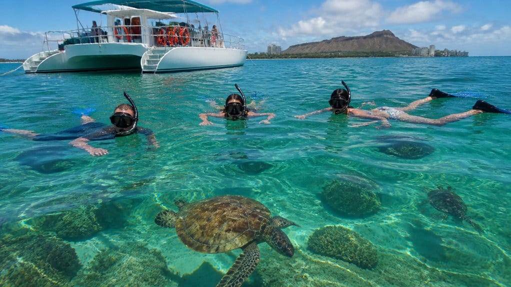 boat fades turtles glide