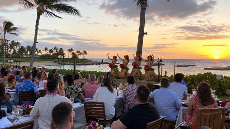 book ko olina luau tonight