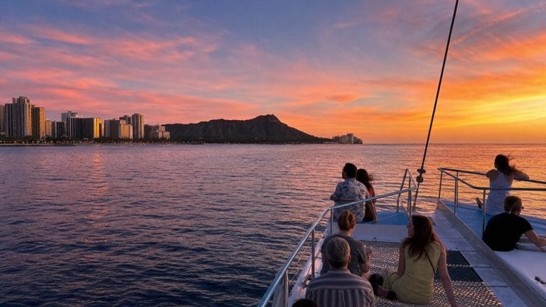 book waikiki sunset catamaran