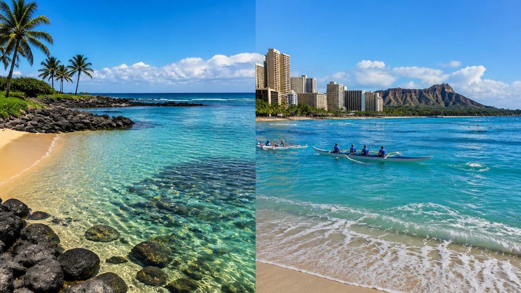 calm lagoons vs adventurous reefs