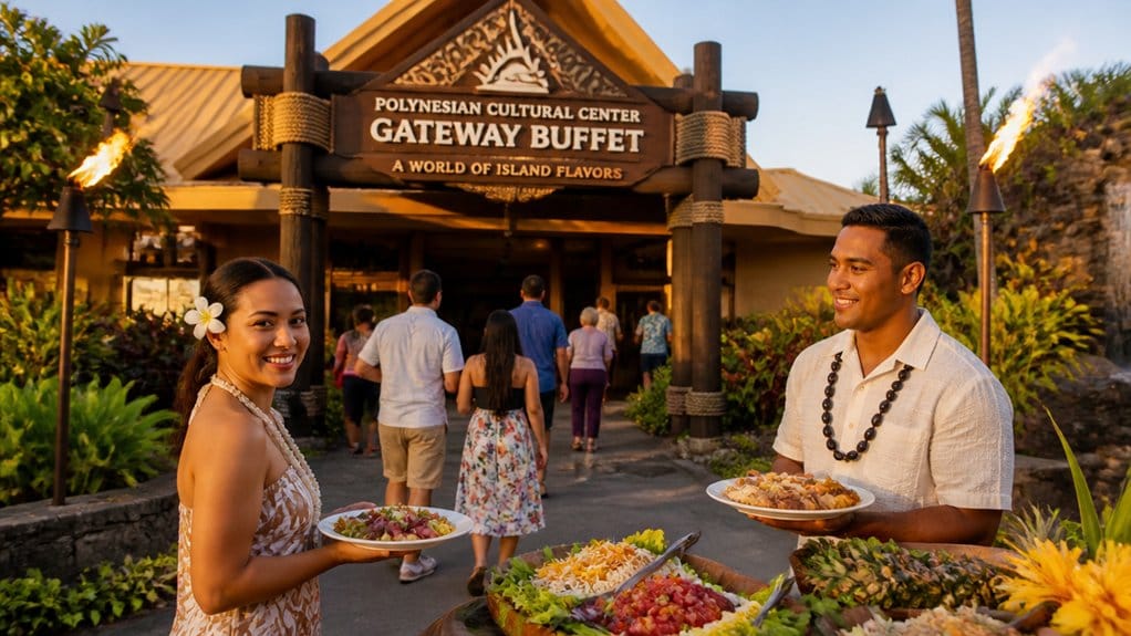 casual island style buffet experience