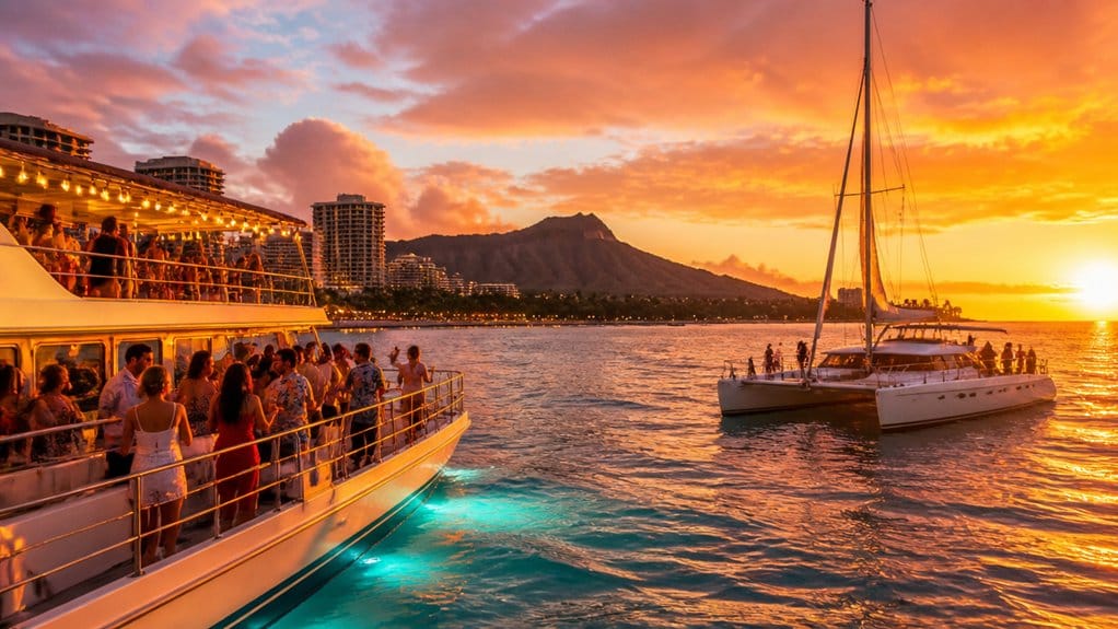 choose party or sunset cruise