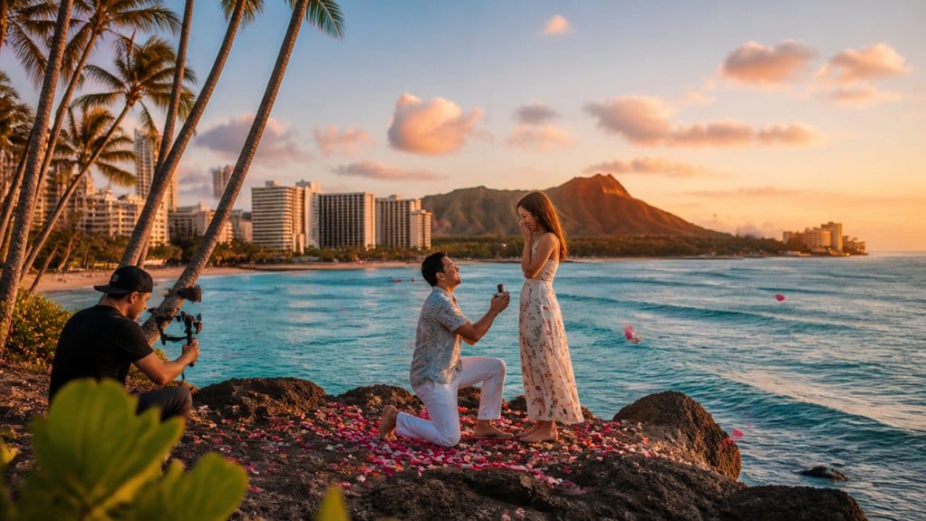 cinematic oahu proposal videography