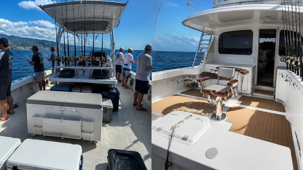 comfortable well equipped fishing vessel