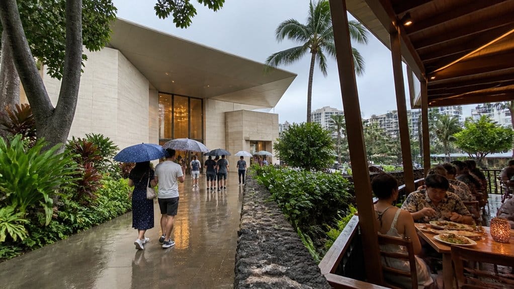 covered lunch near honolulu museums