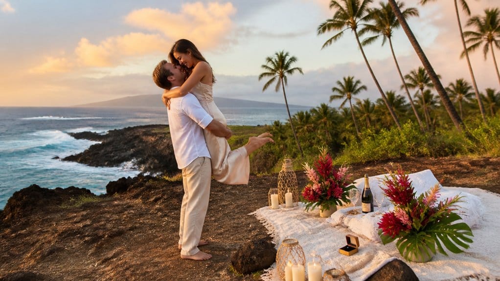 discreet surprise proposal photography