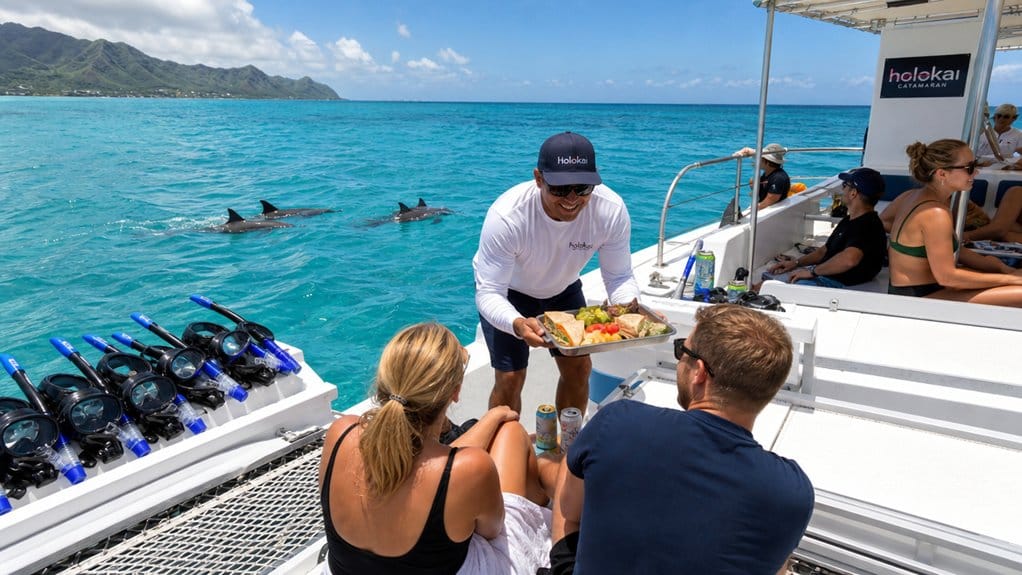 dolphin snorkel sail with lunch