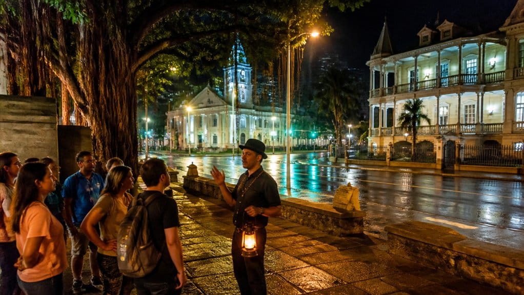 downtown honolulu guided night tour