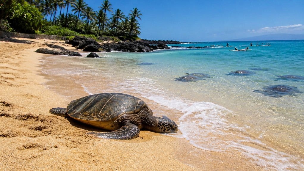 early morning turtle watching beach routine