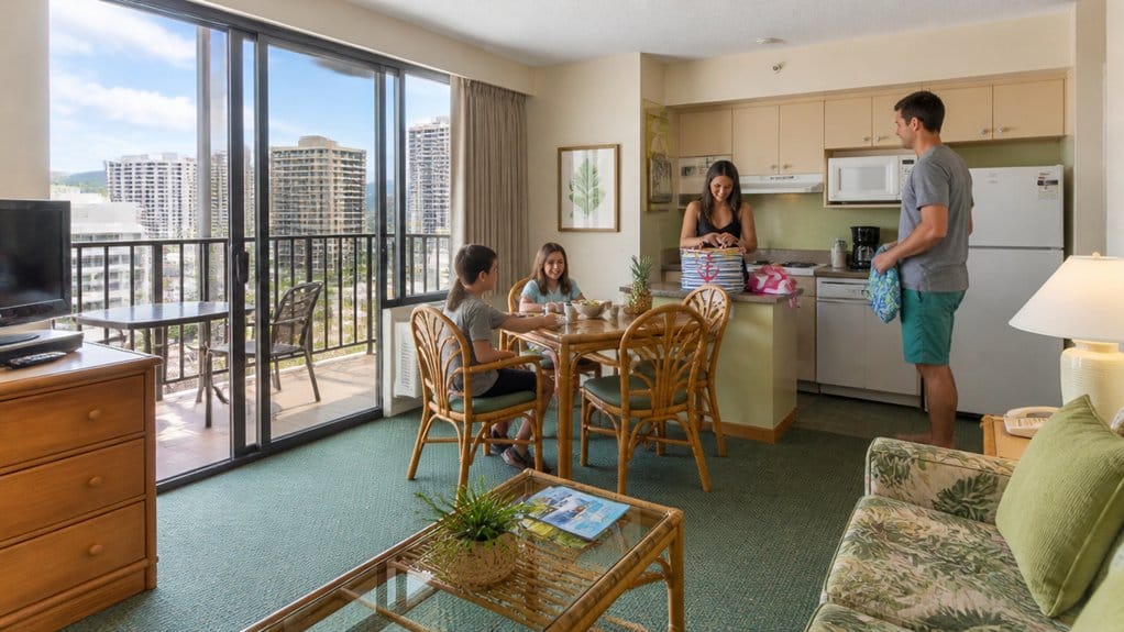 family friendly suites and pool