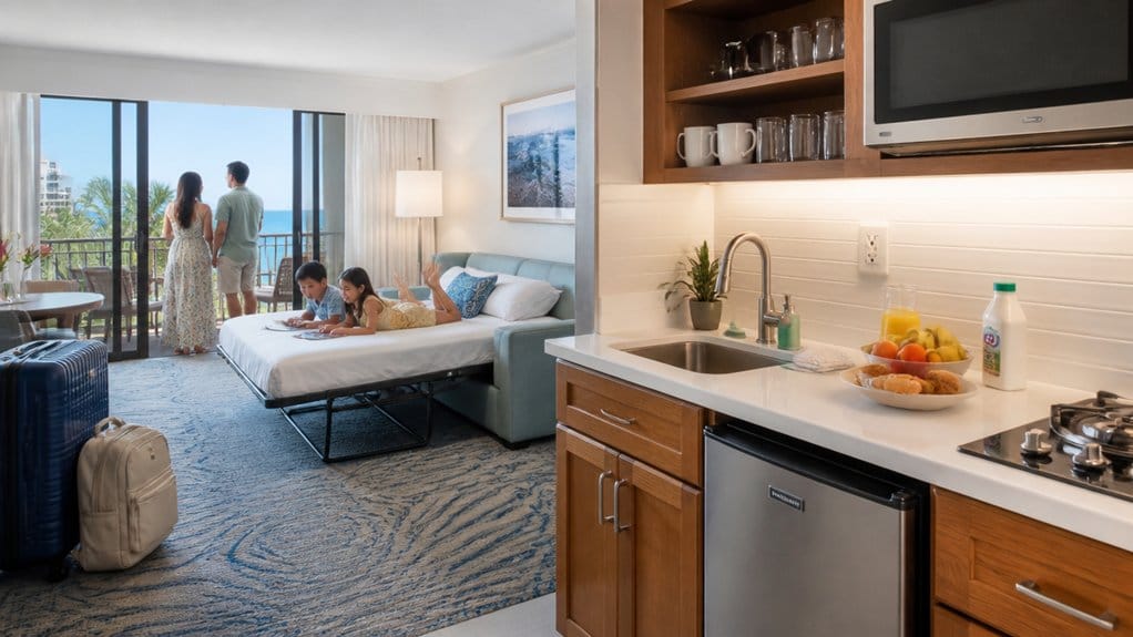 family friendly waikiki hotels with kitchenettes