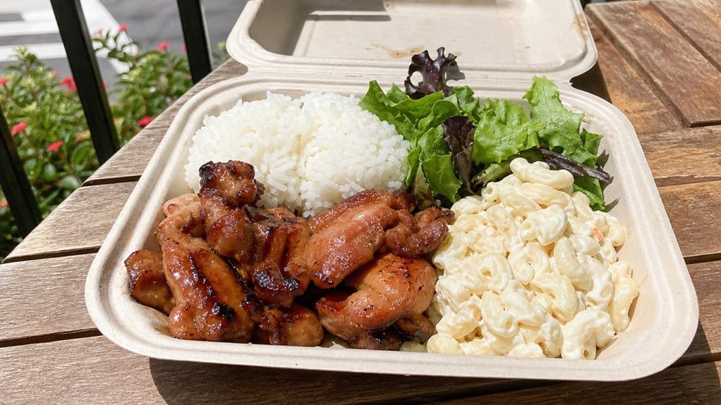 famous diamond head plate lunch