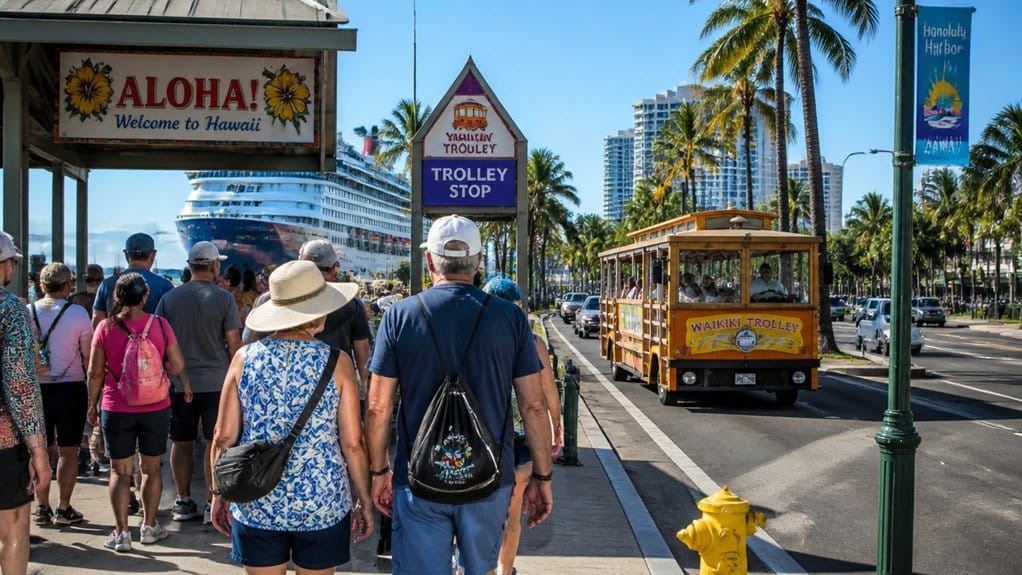 first trolley starts mid morning