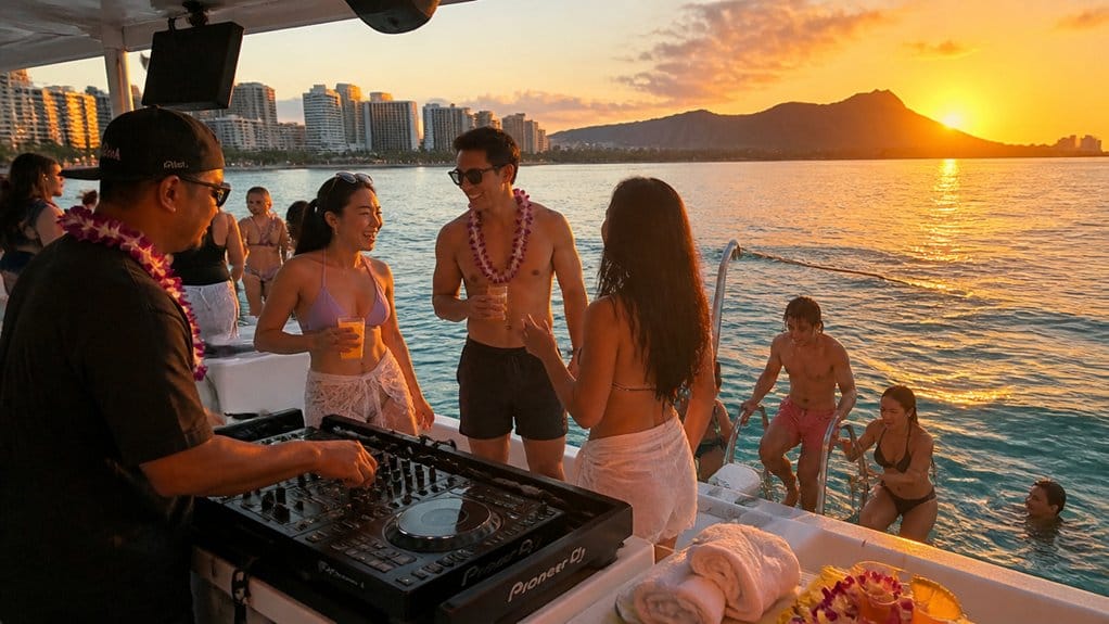 free drinks live dj cruise