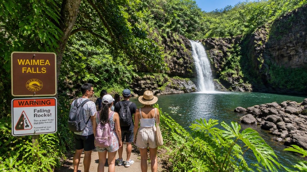full day north shore waterfall