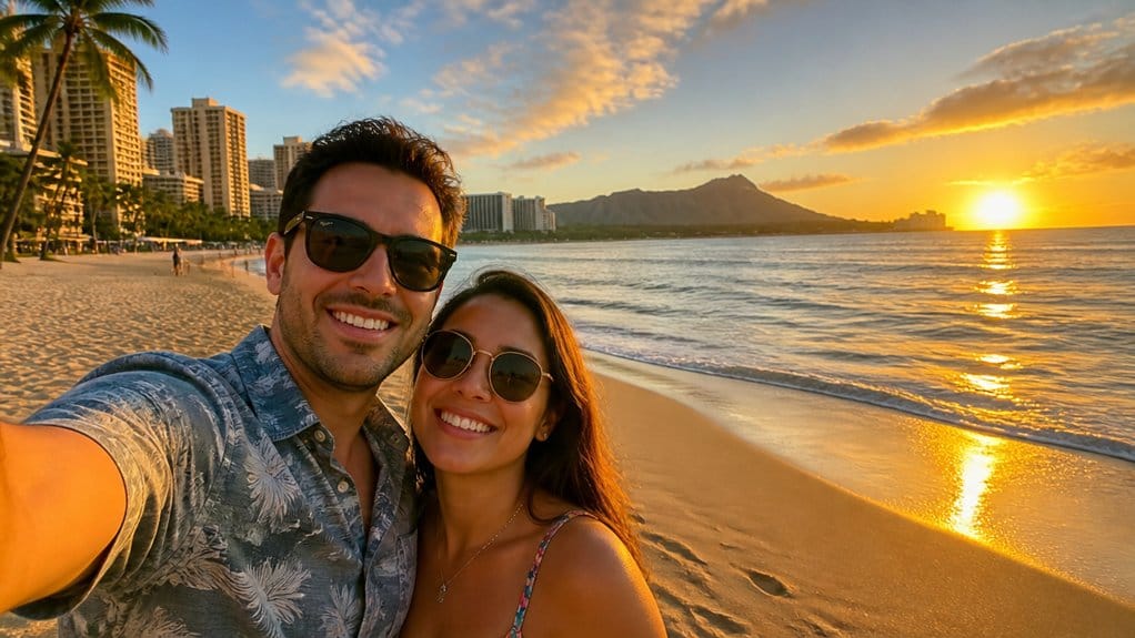 golden hour waikiki glow