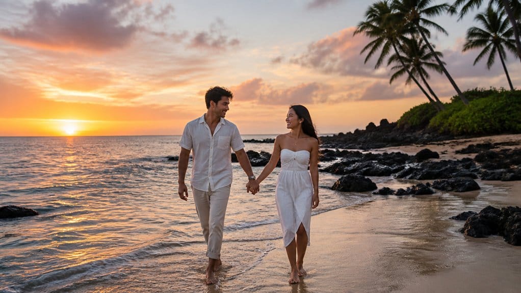 golden hour waikiki sunset photos