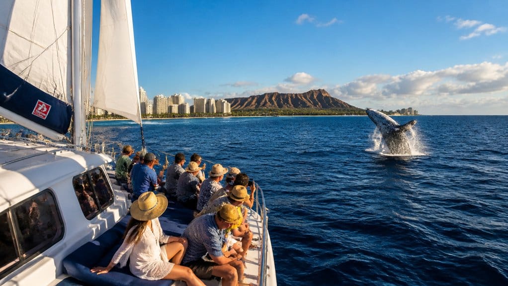guaranteed premium catamaran whale