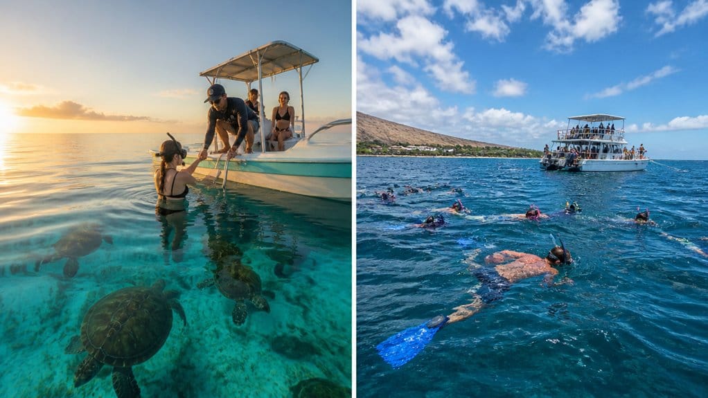 guided comfortable turtle watching experience