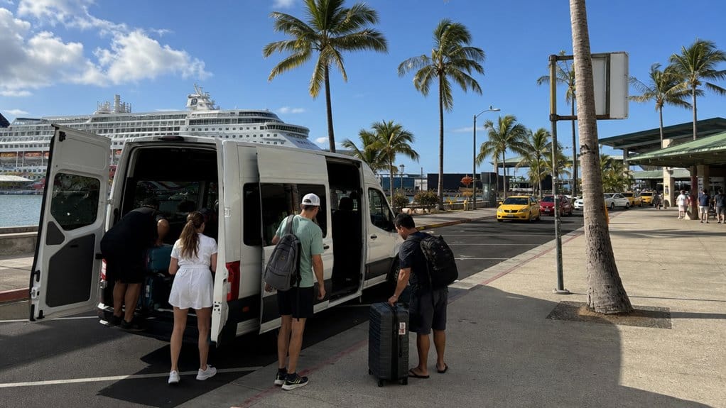 honolulu airport to cruise terminal