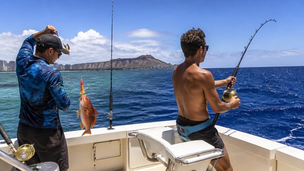 honolulu bottom fishing steady action