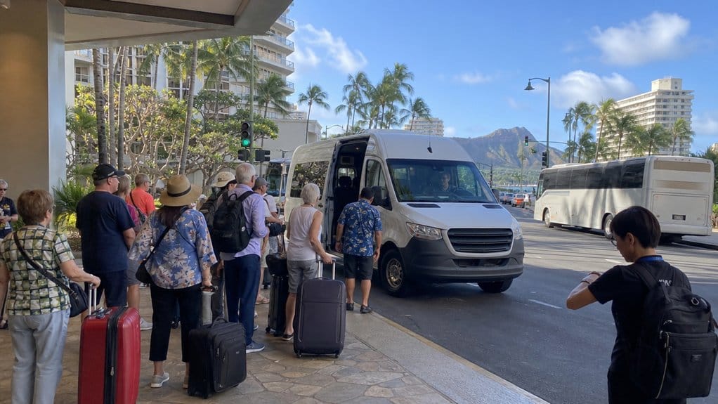 honolulu cruise transfer timing