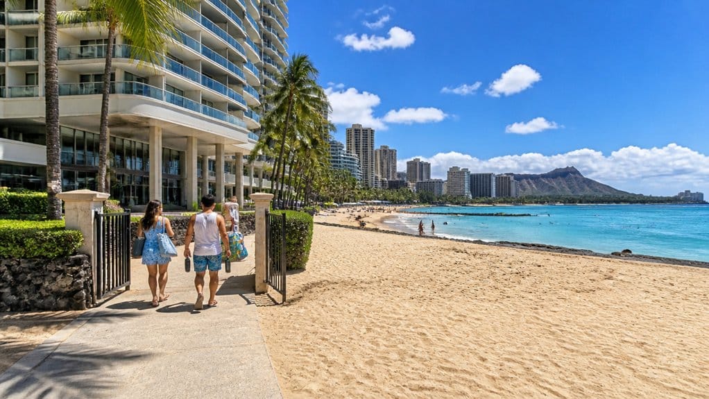hotels with instant beach access